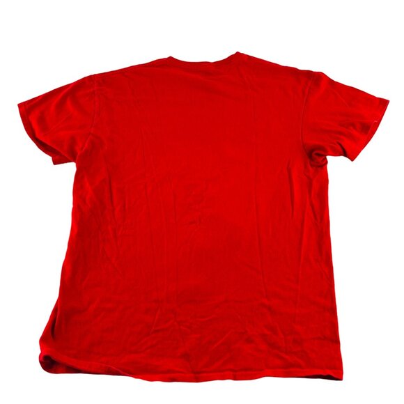 Vintage Voltron Graphic Red T-Shirt 100% Cotton Made In Honduras Short Sleeves - Picture 4 of 4